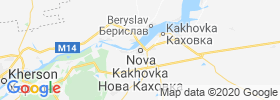 Nova Kakhovka map